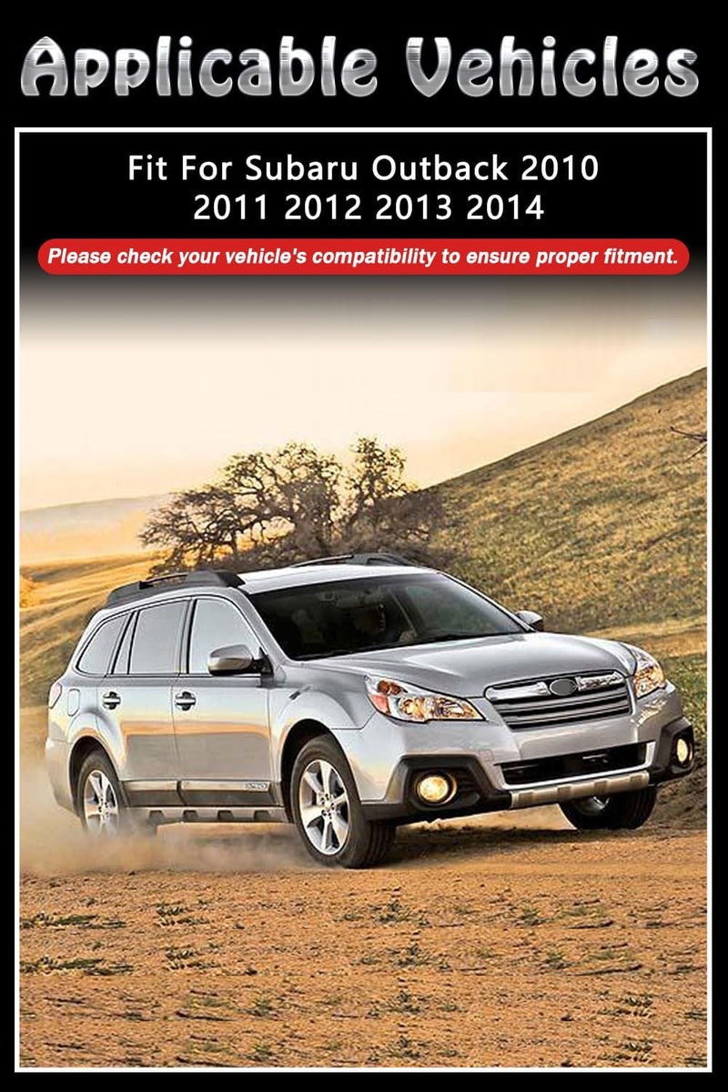 BriYorWay Vent Shades Rain Guards for Outback 2010 2011 2012 2013 2014 Car Accessories, for Outback Window Deflectors Window Visors - Image 2